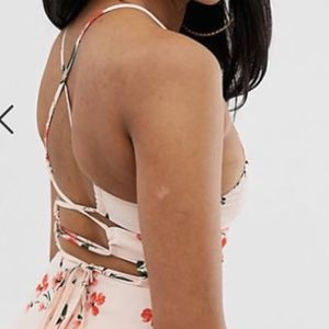 Fashion Union Midi Floral Dress